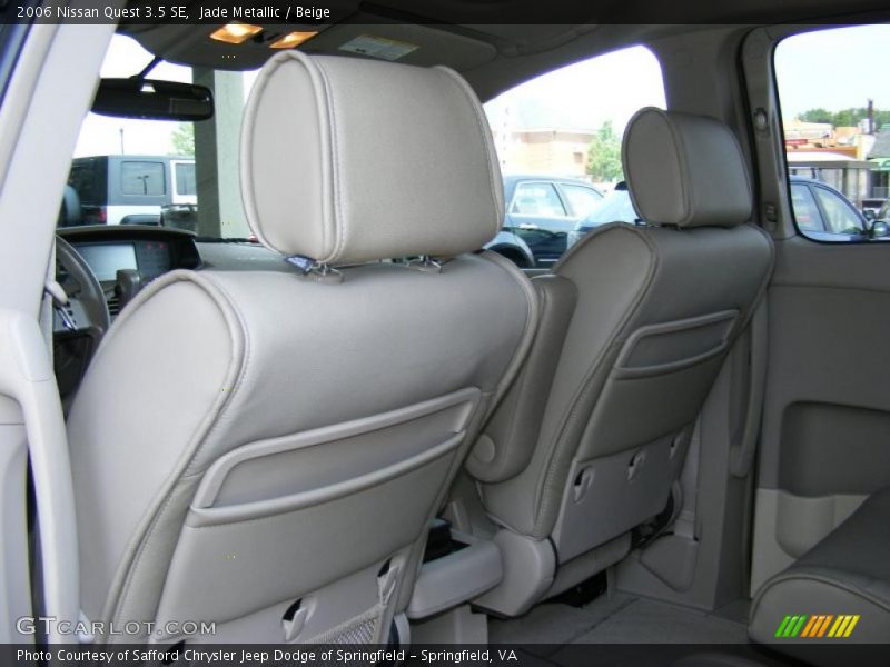 Jade Metallic / Beige 2006 Nissan Quest 3.5 SE