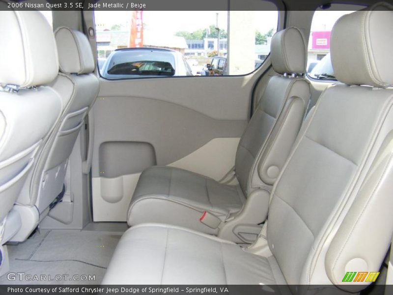 Jade Metallic / Beige 2006 Nissan Quest 3.5 SE