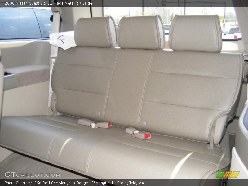 Jade Metallic / Beige 2006 Nissan Quest 3.5 SE