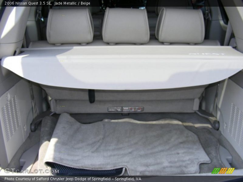 Jade Metallic / Beige 2006 Nissan Quest 3.5 SE