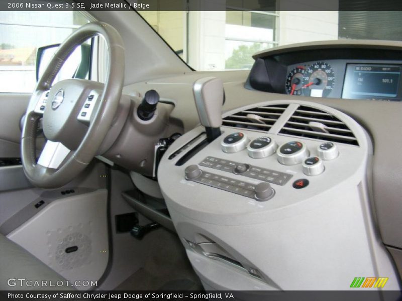 Jade Metallic / Beige 2006 Nissan Quest 3.5 SE