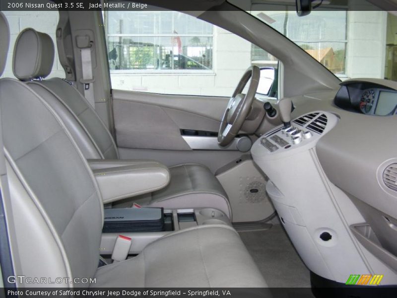 Jade Metallic / Beige 2006 Nissan Quest 3.5 SE