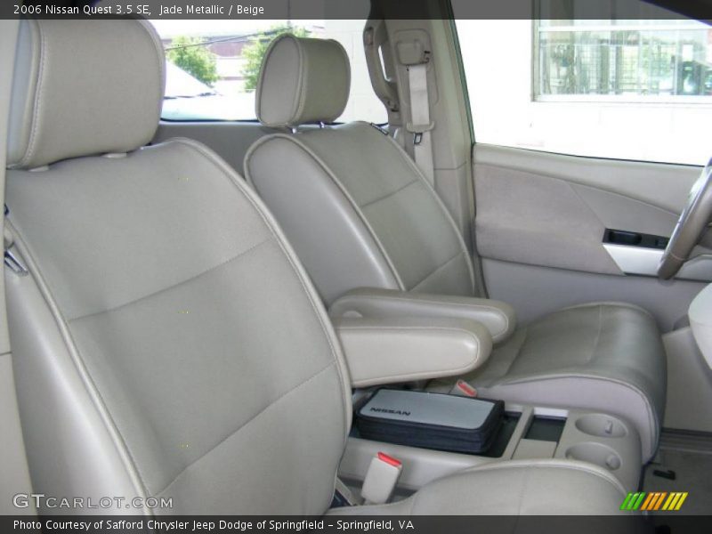 Jade Metallic / Beige 2006 Nissan Quest 3.5 SE