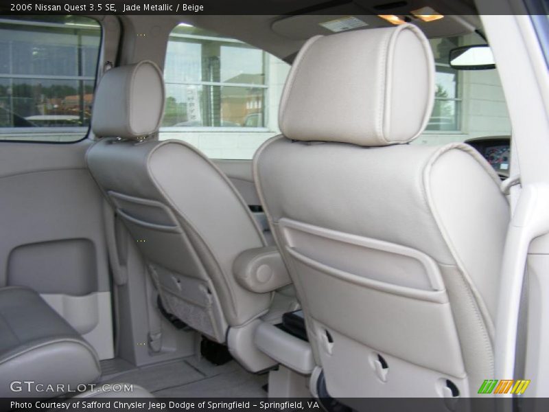 Jade Metallic / Beige 2006 Nissan Quest 3.5 SE