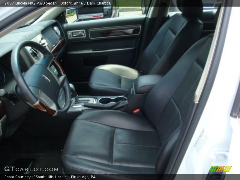Oxford White / Dark Charcoal 2007 Lincoln MKZ AWD Sedan