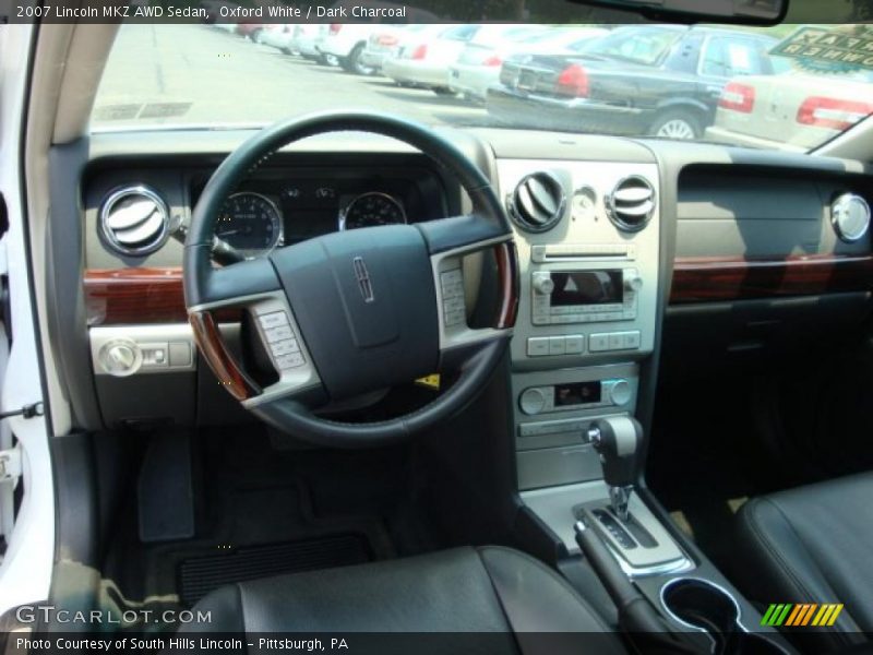 Oxford White / Dark Charcoal 2007 Lincoln MKZ AWD Sedan