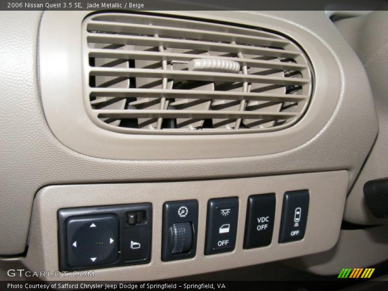 Jade Metallic / Beige 2006 Nissan Quest 3.5 SE