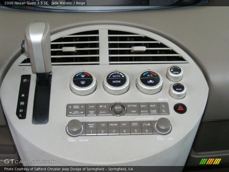 Jade Metallic / Beige 2006 Nissan Quest 3.5 SE