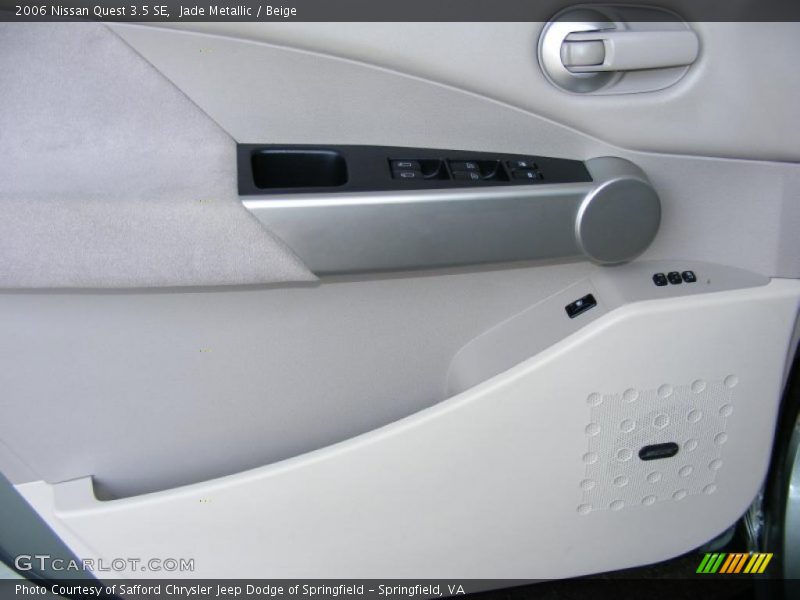 Jade Metallic / Beige 2006 Nissan Quest 3.5 SE