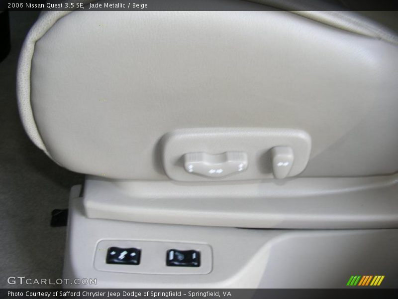 Jade Metallic / Beige 2006 Nissan Quest 3.5 SE