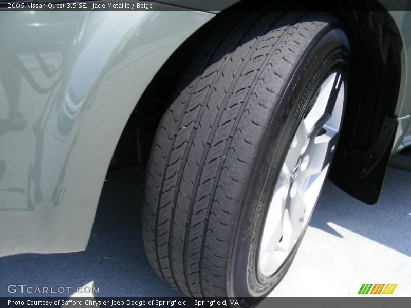 Jade Metallic / Beige 2006 Nissan Quest 3.5 SE