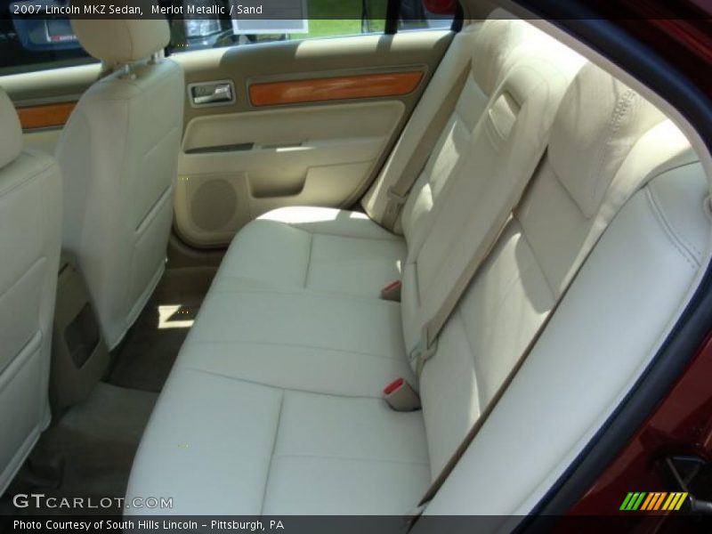 Merlot Metallic / Sand 2007 Lincoln MKZ Sedan