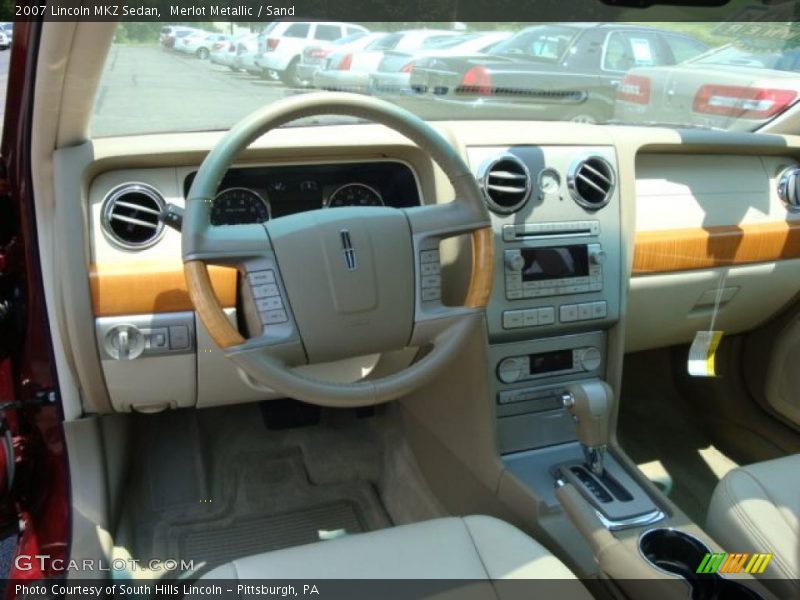 Merlot Metallic / Sand 2007 Lincoln MKZ Sedan