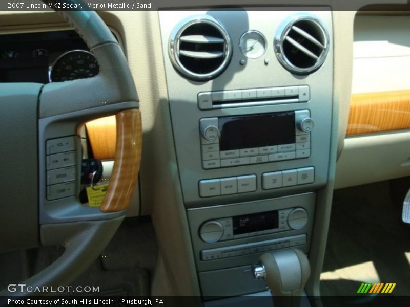 Merlot Metallic / Sand 2007 Lincoln MKZ Sedan