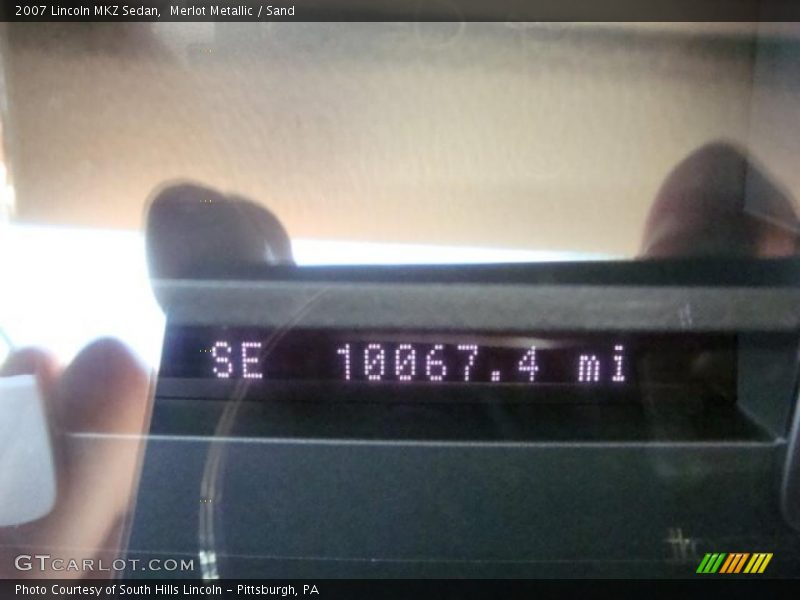 Merlot Metallic / Sand 2007 Lincoln MKZ Sedan