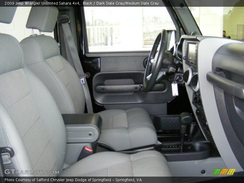 Black / Dark Slate Gray/Medium Slate Gray 2009 Jeep Wrangler Unlimited Sahara 4x4
