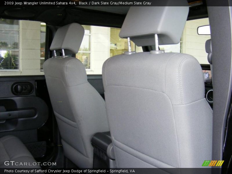 Black / Dark Slate Gray/Medium Slate Gray 2009 Jeep Wrangler Unlimited Sahara 4x4