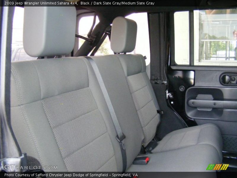 Black / Dark Slate Gray/Medium Slate Gray 2009 Jeep Wrangler Unlimited Sahara 4x4