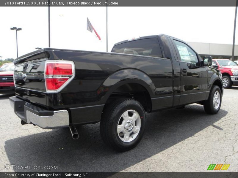 Tuxedo Black / Medium Stone 2010 Ford F150 XLT Regular Cab