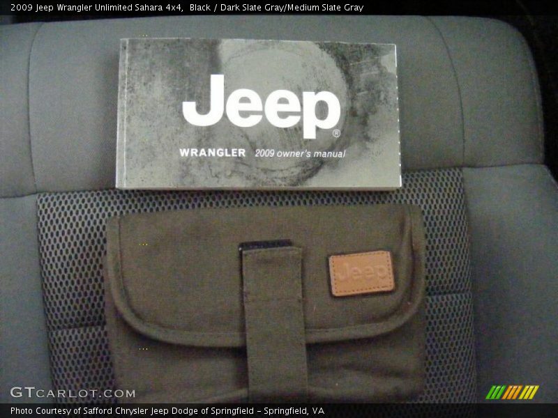 Black / Dark Slate Gray/Medium Slate Gray 2009 Jeep Wrangler Unlimited Sahara 4x4