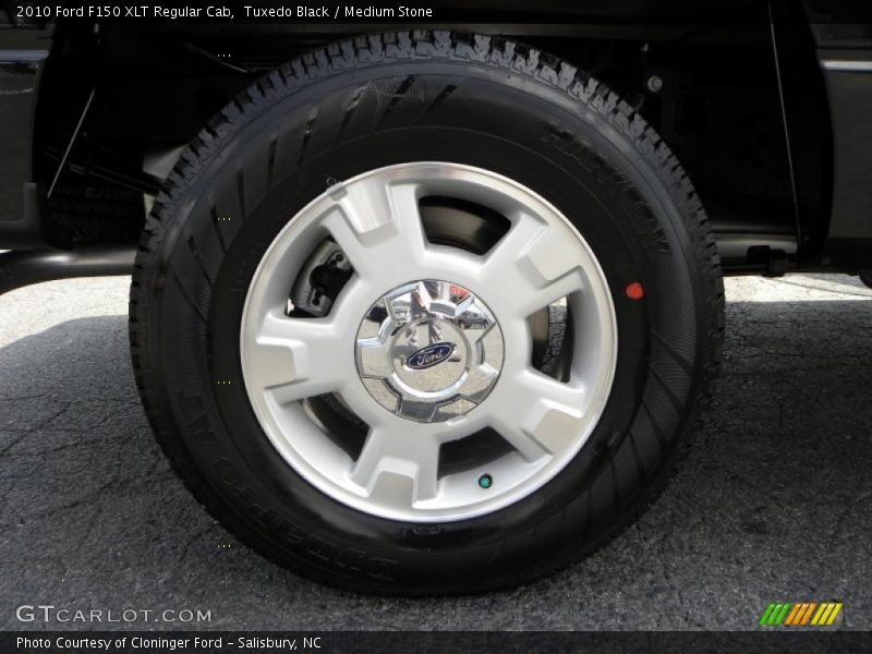 Tuxedo Black / Medium Stone 2010 Ford F150 XLT Regular Cab