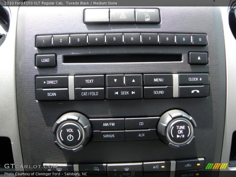 Tuxedo Black / Medium Stone 2010 Ford F150 XLT Regular Cab