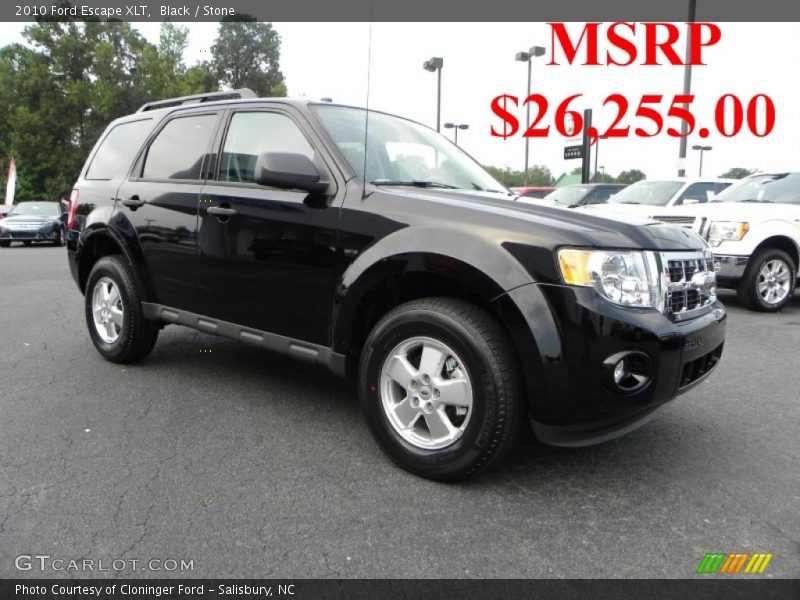 Black / Stone 2010 Ford Escape XLT