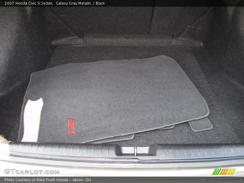 Galaxy Gray Metallic / Black 2007 Honda Civic Si Sedan