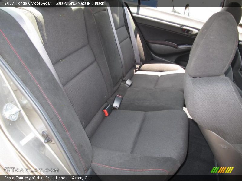 Galaxy Gray Metallic / Black 2007 Honda Civic Si Sedan