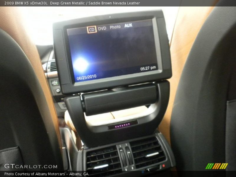 Deep Green Metallic / Saddle Brown Nevada Leather 2009 BMW X5 xDrive30i