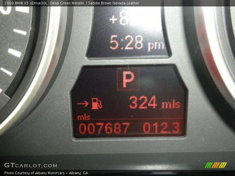 Deep Green Metallic / Saddle Brown Nevada Leather 2009 BMW X5 xDrive30i