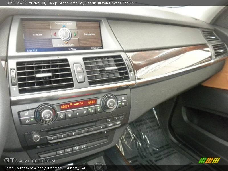 Deep Green Metallic / Saddle Brown Nevada Leather 2009 BMW X5 xDrive30i