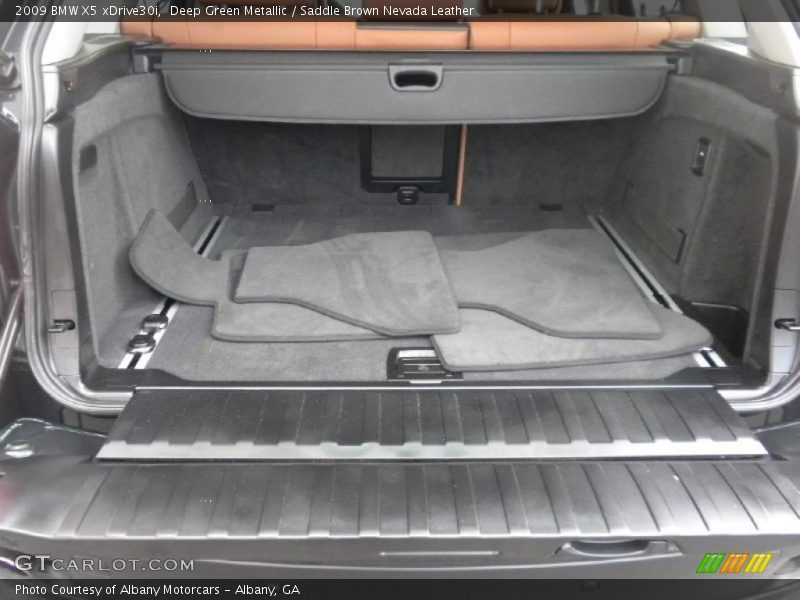 Deep Green Metallic / Saddle Brown Nevada Leather 2009 BMW X5 xDrive30i