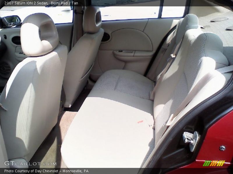 Berry Red / Tan 2007 Saturn ION 2 Sedan