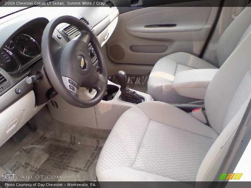 Summit White / Gray 2009 Chevrolet Cobalt LT Sedan