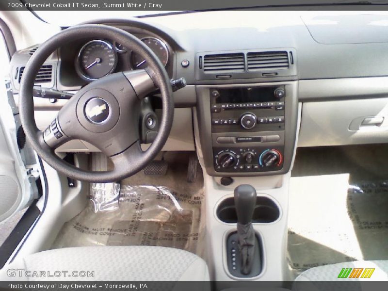 Summit White / Gray 2009 Chevrolet Cobalt LT Sedan