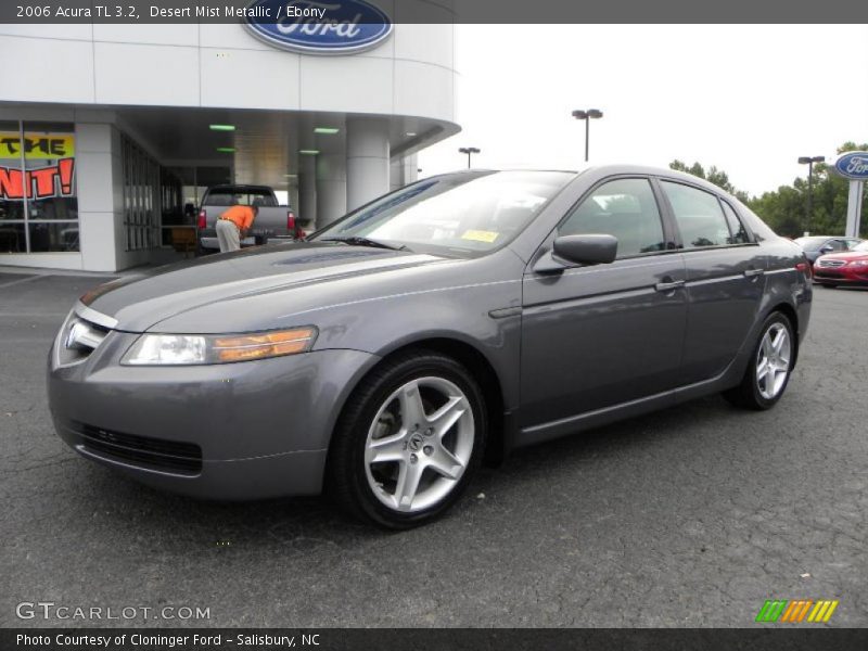 Desert Mist Metallic / Ebony 2006 Acura TL 3.2