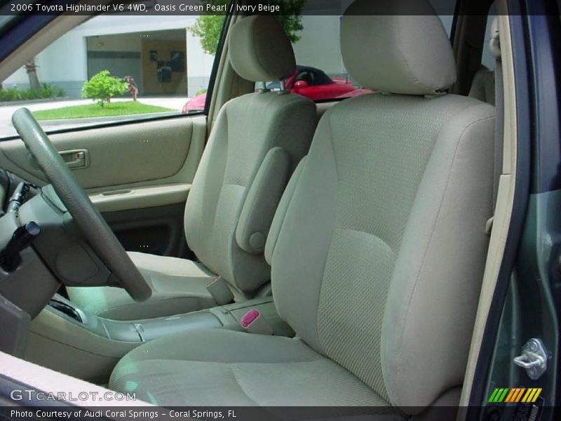 Oasis Green Pearl / Ivory Beige 2006 Toyota Highlander V6 4WD