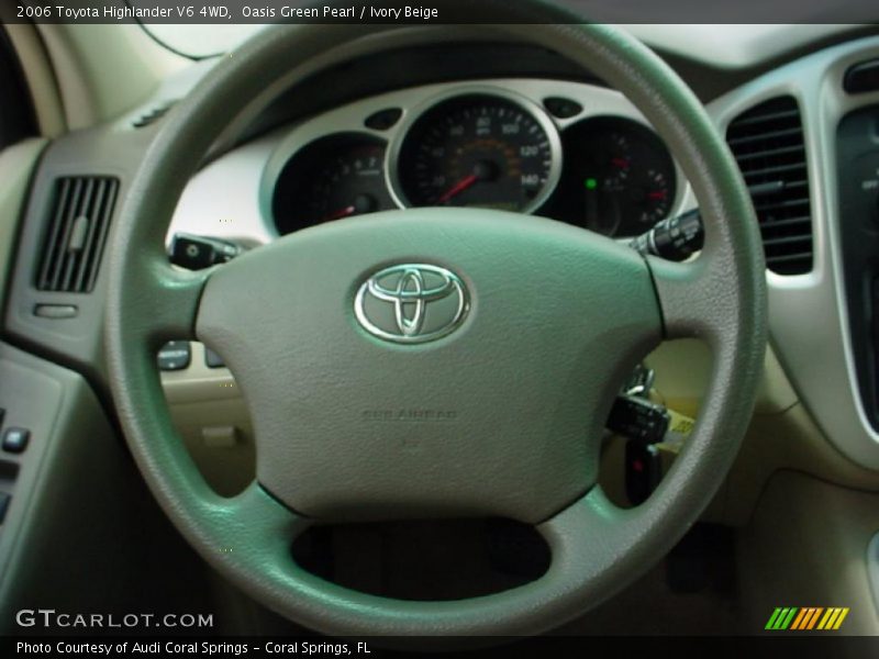 Oasis Green Pearl / Ivory Beige 2006 Toyota Highlander V6 4WD
