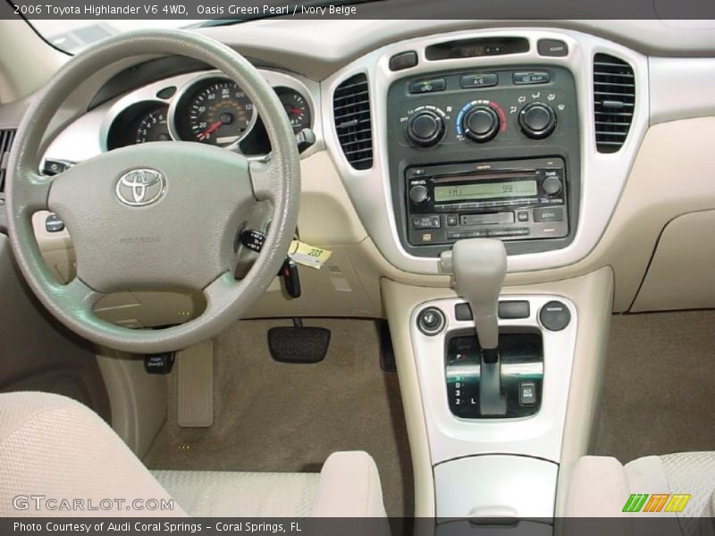 Oasis Green Pearl / Ivory Beige 2006 Toyota Highlander V6 4WD