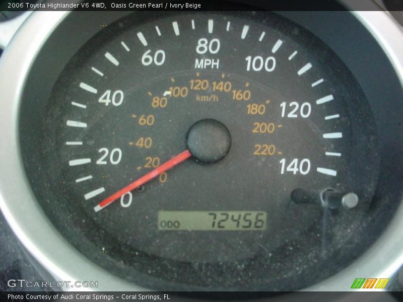 Oasis Green Pearl / Ivory Beige 2006 Toyota Highlander V6 4WD