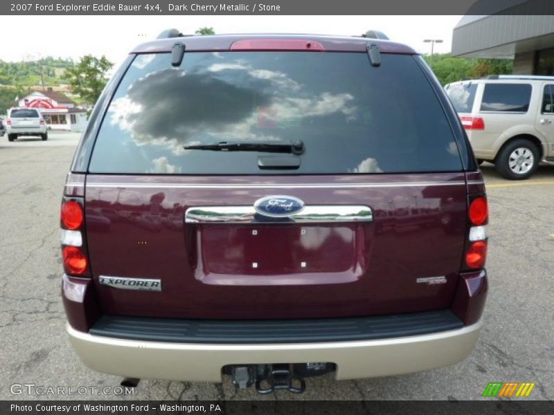 Dark Cherry Metallic / Stone 2007 Ford Explorer Eddie Bauer 4x4
