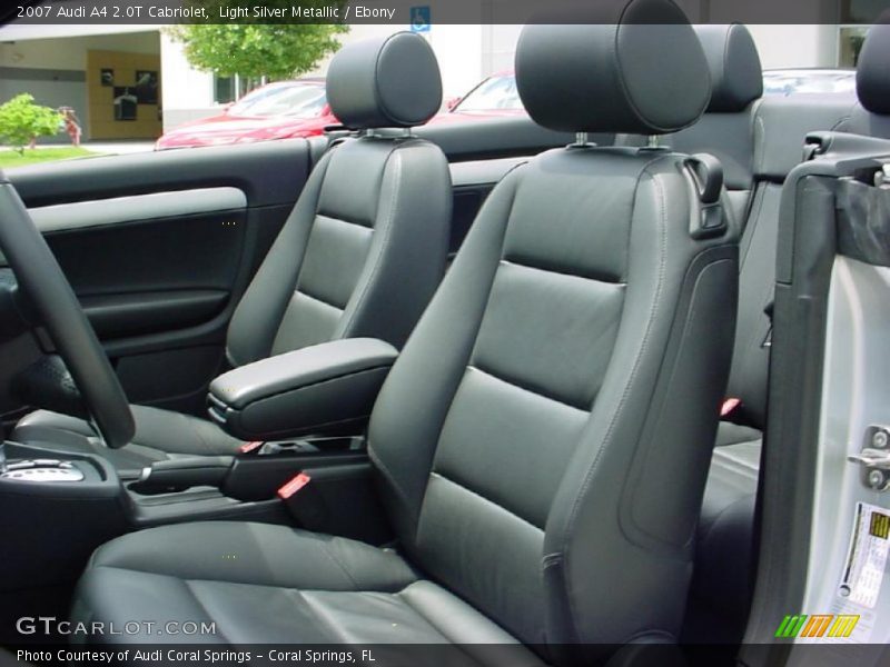 Light Silver Metallic / Ebony 2007 Audi A4 2.0T Cabriolet