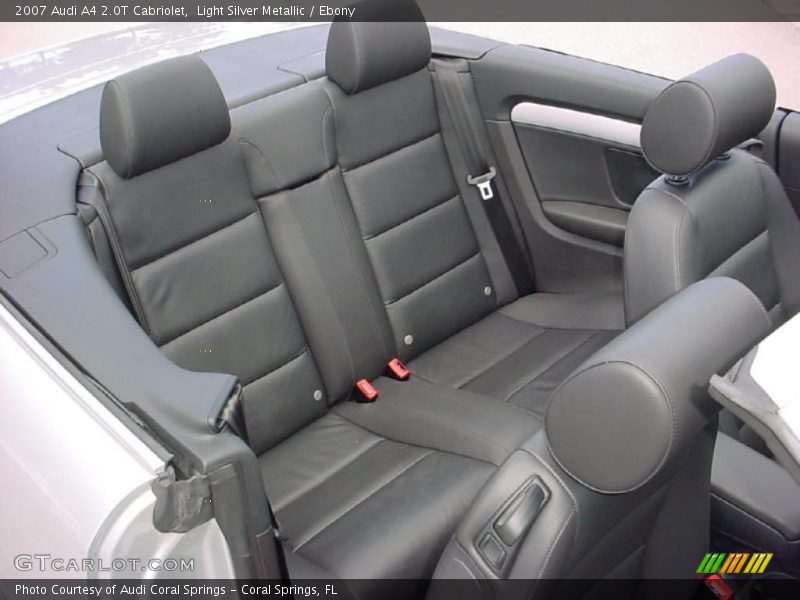 Light Silver Metallic / Ebony 2007 Audi A4 2.0T Cabriolet