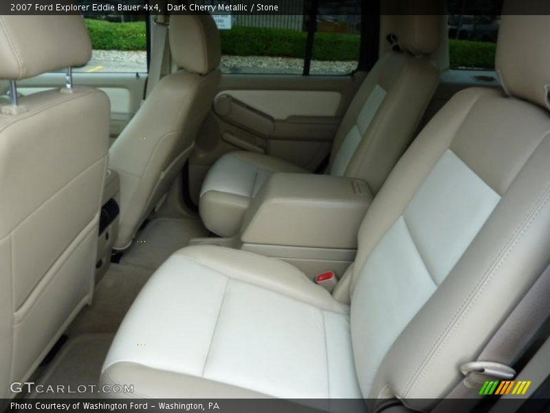 Dark Cherry Metallic / Stone 2007 Ford Explorer Eddie Bauer 4x4