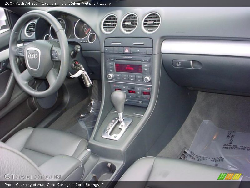 Light Silver Metallic / Ebony 2007 Audi A4 2.0T Cabriolet