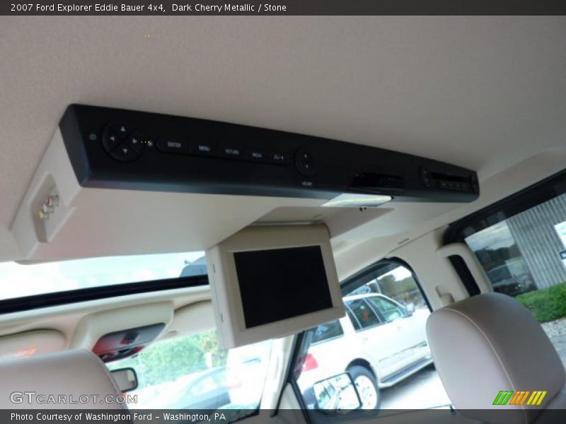 Dark Cherry Metallic / Stone 2007 Ford Explorer Eddie Bauer 4x4