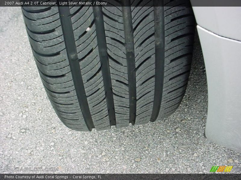 Light Silver Metallic / Ebony 2007 Audi A4 2.0T Cabriolet