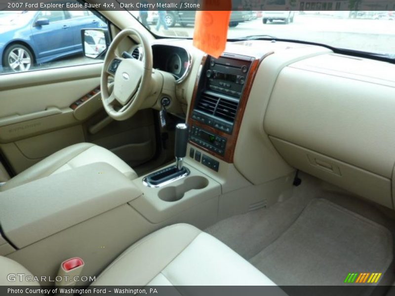 Dark Cherry Metallic / Stone 2007 Ford Explorer Eddie Bauer 4x4