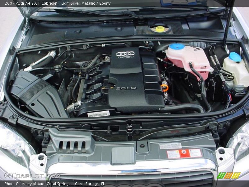 Light Silver Metallic / Ebony 2007 Audi A4 2.0T Cabriolet